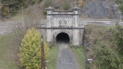Túnel ferroviario de Somport (Huesca). / Aragón TV