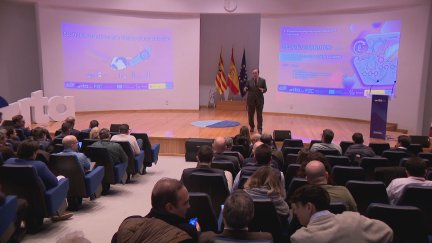 Más de 30 empresas han expuesto sus últimas investigaciones en el Instituto Tecnológico de Aragón en Zaragoza. / Aragón TV