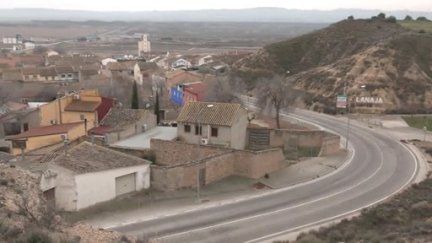 Vista panorámica de Lanaja. / Aragón TV