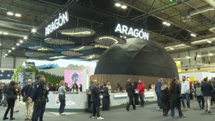 Pabellón de Aragón en Fitur 2025. / Aragón TV