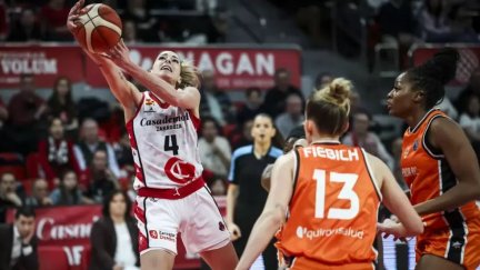 Imagen del último partido del Casademont Zaragoza ante el Valencia