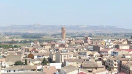 Vista aérea de Tauste. / Aragón TV