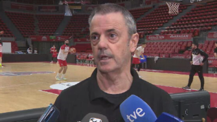 Fisac en la previa del partido de mañana ante Maroussi