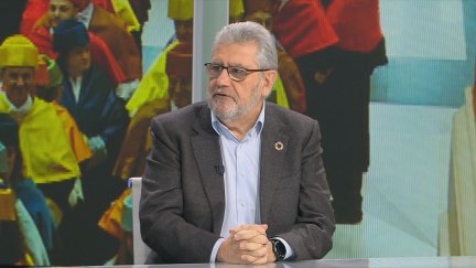 José Antonio Mayoral en el programa Buenos Días de Aragón TV. / Aragón TV