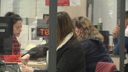 Oficina del Inaem. / Aragón TV
