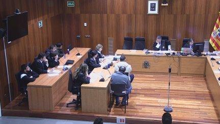 Momento de la lectura del veredicto del jurado popular. / Aragón TV