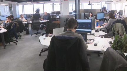Oficinas que NTT Data tiene en Zaragoza. / Aragón TV