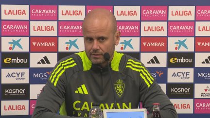 Miguel Ángel Ramirez en la rueda de prensa previa al partido de mañana ante Albacete