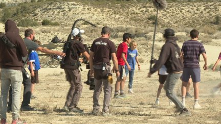Grabación de 'La maternal' de Pilar Palomero. / Aragón TV