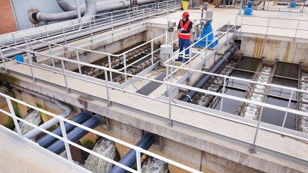 Depuradora de agua en la Cartuja (Zaragoza)./ Europa Press/ Veolia