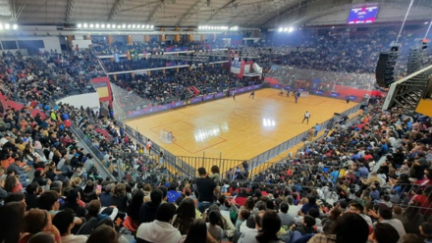 El Estadio Aldo Cantoni de San Juan, Argentina.