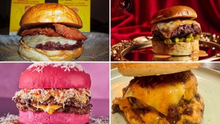 Varias de las hamburguesas aragonesas que participan en el campeonato nacional. / Best Burger Spain