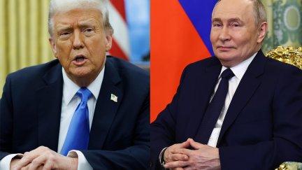 Imágenes de archivo del presidente de EE.UU., Donald Trump, y el presidente ruso, Vladimir Putin. / EFE