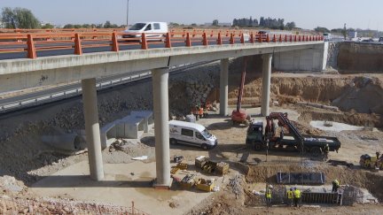 Puente de la CV-36 sobre el barranco del Poyo reabierto recientemente tras la dana. / Europa Press