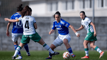 Imagen del duelo de la SD Huesca.