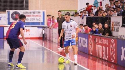 Adrián Rivera, durante un partido con el Wanapix Sala 10
