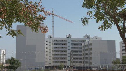 Construcción de vivienda en Arcosur, Zaragoza. / Aragón TV