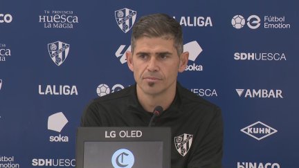Antonio Hidalgo en la previa del encuentro ante el Racing de Ferrol