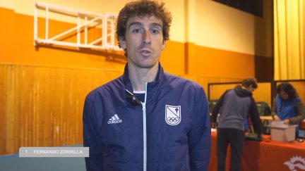 Fernando Zorrilla, tras la prueba