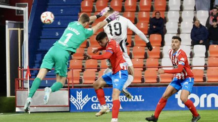 Imagen del partido de la SD Tarazona en Lugo. Foto: X SD Tarazona