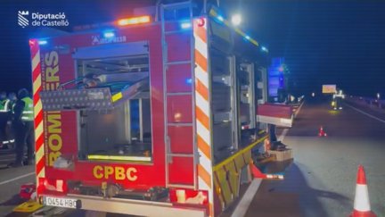 Vehículo de los bomberos de Castellón en el lugar de los hechos. / Bomberos Diputación de Castellón