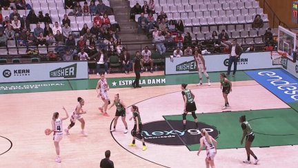 Imagen del duelo disputado este miércoles.