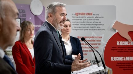 El presidente del Gobierno de Aragón, Jorge Azcón, en el acto de este viernes. / Gobierno de Aragón. F. Simón