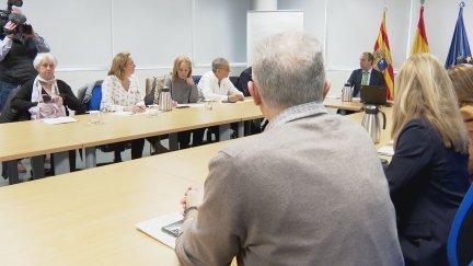 Reunión del Consejo de Salud y las entidades sociales para hablar del nuevo modelo de Atención Primaria de Zaragoza. / Aragón TV