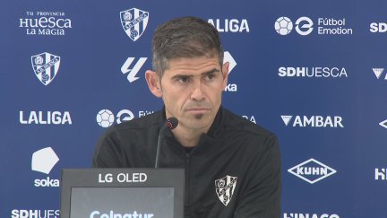 Antonio Hidalgo en la previa ante el Tenerife