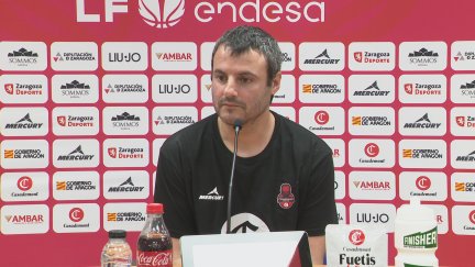 Carlos Cantero durante la rueda de prensa previa