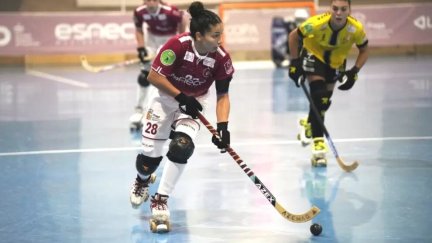 CP Esneca Fraga durante un partido de liga. Foto: RFEP