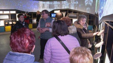 El nuevo centro de interpretación del Camino de Santiago en Jaca se ha presentado a sus vecinos con unas jornadas de puertas abiertas. / Aragón TV