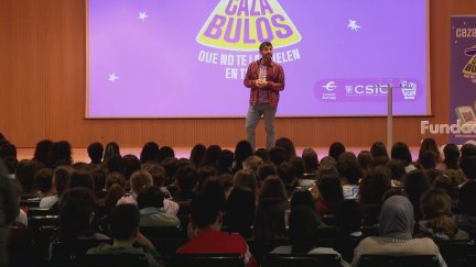 Espectáculo Cazabulos este lunes en Zaragoza. / Aragón TV