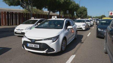 Taxi en Zaragoza. / Aragón TV