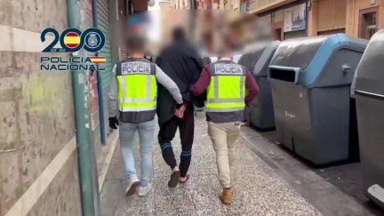 Detención del presunto agresor. / Policía Nacional