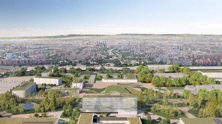 Recreación del Distrito Aragonés de Tecnología, en el campus Río Ebro. / Aragón TV
