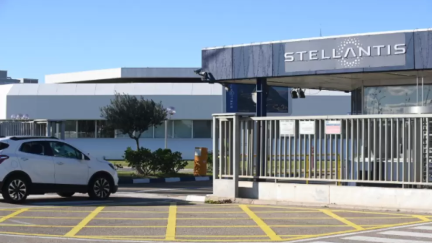 Entrada de la planta de Stellantis. / Aragón TV