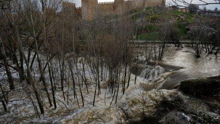 Vista del río Adaja a su paso por Ávila. / EFE