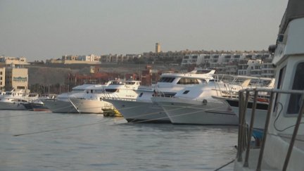 Imagen del puerto de Hurgada (Egipto). / AFP