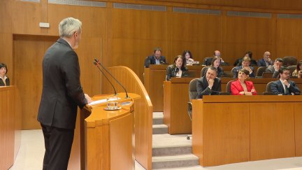 Debate sobre financiación autonómica este jueves en las Cortes de Aragón. / Aragón TV