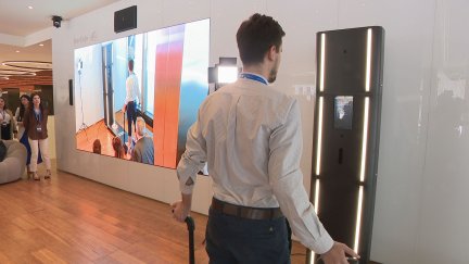 La nueva máquina de reconocimiento médico de MAS Prevención. / Aragón TV