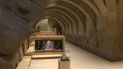 Una de las salas de exposición del Monasterio de Sijena./ Aragón TV