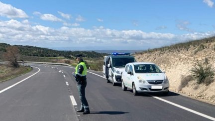 Punto de la A-129 en el que se ha producido el atropello. / Guardia Civil