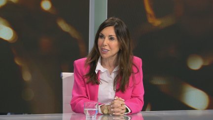 Marta Fernández, presidenta de las Cortes de Aragón. / Aragón TV