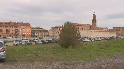 Terrenos de la antigua fábrica textil de Tarazona. / Aragón TV
