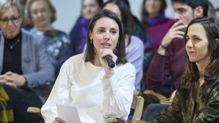 La secretaria política de Podemos y eurodiputada, Irene Montero. / Europa Press
