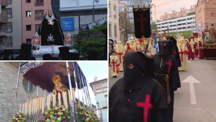 Procesiones del Lunes Santo en Zaragoza, Huesca y Teruel. / Aragón TV