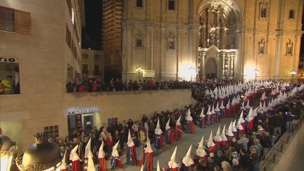 Procesión de Semana Santa en Alcañiz. / CARTV