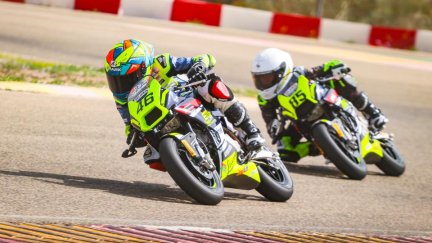 Imagen de la pasada edición de la Copa de España de Minivelocidad en MotorLand Aragón