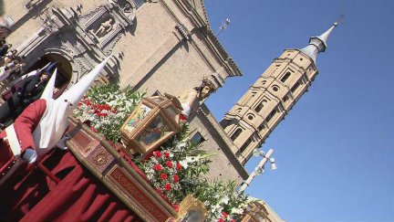 Celebración del Jueves Santo en Aragón. / Aragón TV